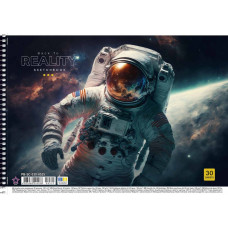 Альбом для малювання "Star" А4/30арк./PB-SC-030-8525/ спіраль, 100г/м2, УФ-лак (9/81)