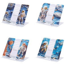 Підставка для книжок металева "JO" /DSCN3070-S/ "Космонавт" 15,2*12,7*15,2см, мікс (1/48/96)