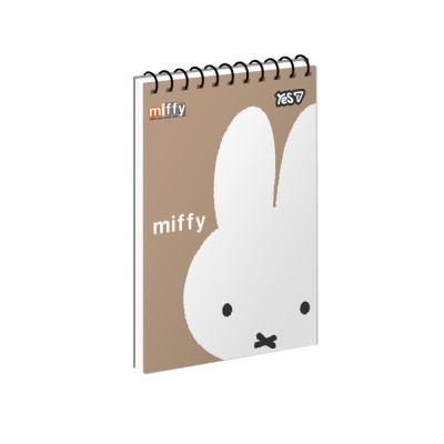 Блокнот А6/80 спіраль "YES" /152458/ "Miffy" (1/210)