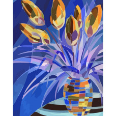 STOCK Картина за номерами „Весняний букет“, 35*45см /N00013198/ RS