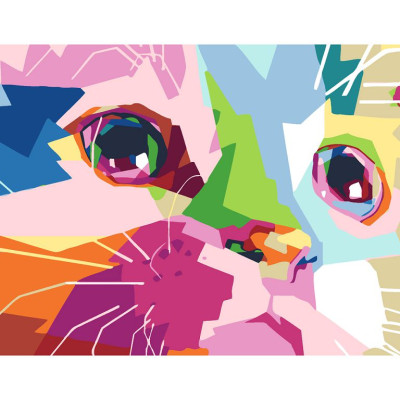 STOCK Картина за номерами „Cute Cat“, 35*45см /N00013205/ RS