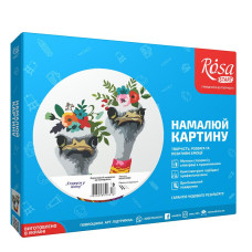 STOCK Картина за номерами „Страуси у вінку“, 35*45см /N00013209/ RS