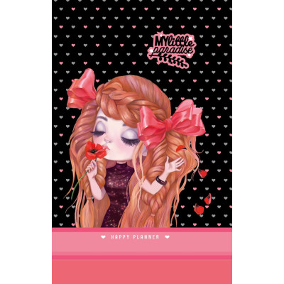 Блокнот "HAPPY PLANNER" 135х197/96арк "ASH" мат.лам.,виб.лак,гліттер, ТВ. Обкл. диз.21474 (1/1