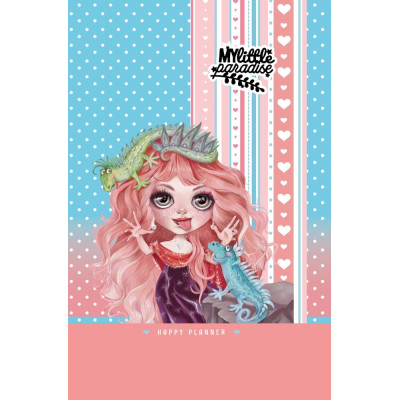 Блокнот "HAPPY PLANNER" 135х197/96арк "ASH" мат.лам.,виб.лак,гліттер, ТВ. Обкл. диз.2164 (1/10