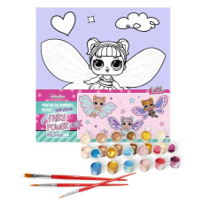 Картина за номерами "Ідейка" /KHO1091/ "LOL Surprise! O.M.G. Fairies Sweetiefly" 40*40 см