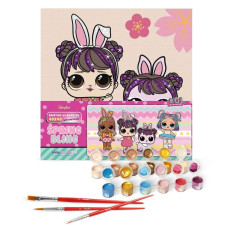 Картина за номерами "Ідейка" /KHO1105/ "LOL Surprise! Chinese New Year Doll & Pet" 40*40см