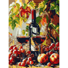 Картина за номерами "Ідейка" /KHO5705/ "Осіннє вино" 30*40см