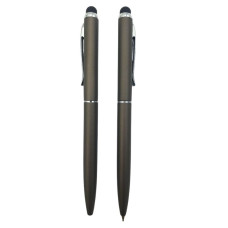 Ручка кулькова поворотна "LUXOR" /2929/2930/ "Premier-Touch Pen" метал, стилус, корпус: синій, сірий, мікс (10)