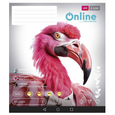 Зошит уч. "Школярик" 48арк.== /3420L/ "Online" ВД-лак (нейт) (10/100)