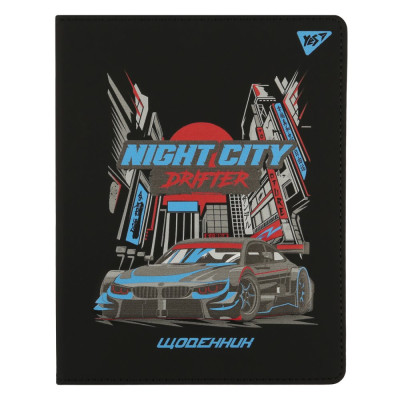 Щоденник шкільний "Yes" /911609/ PU Night city drifter (1/20)