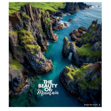 Зошит уч. "Школярик" 60арк.== /3760L/ "The beauty of" УФ-лак (нейт) (10/80)
