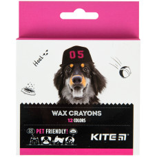 Крейда воскова "Kite" 12кол. /K22-070/ "Kite Dogs" (1/24/288)