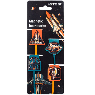 Набір магнітних закладок-лясе "Kite" /K24-497/ Space (1/24/270)