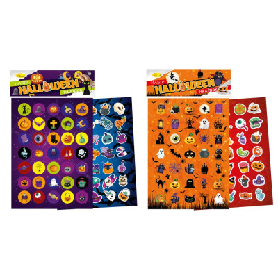 Наліпки "Апельсин" /НС-А5-03/ А5/2арк, "HALLOWEEN" мікс (40)