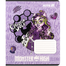 Зошит уч. "Kite" 12арк.# /MH25-232/ софт тач + УФ лак, Monster High (25/600)