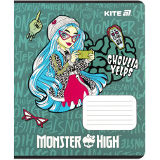 Зошит уч. "Kite" 12арк.# /MH25-232/ софт тач + УФ лак, Monster High (25/600)