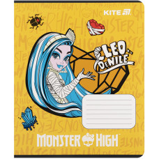 Зошит уч. "Kite" 12арк.# /MH25-232/ софт тач + УФ лак, Monster High (25/600)