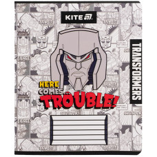 Зошит уч. "Kite" 12арк.# /TF25-232/ гібр. лак + УФ лак, Transformers (25/600)