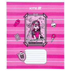 Зошит уч. "Kite" 12арк.// /MH25-235/ гібр. лак + УФ лак, Monster High (25/600)