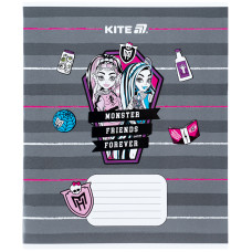 Зошит уч. "Kite" 12арк.// /MH25-235/ гібр. лак + УФ лак, Monster High (25/600)
