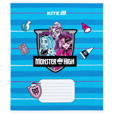 Зошит уч. "Kite" 12арк.// /MH25-235/ гібр. лак + УФ лак, Monster High (25/600)