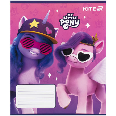 Зошит уч. "Kite" 12арк.// /LP25-235/ УФ лак + глітер, My Little Pony (25/600)