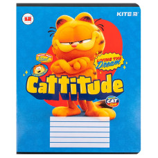 Зошит уч. "Kite" 12арк.== /GF24-234/ гібр. лак + УФ лак, Garfield (25/600)