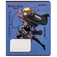 Зошит уч. "Kite" 12арк.== /AT24-234/ софт тач + УФ лак, Attack on Titan (25/600)