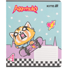 Зошит уч. "Kite" 18арк.# /AR25-236/ софт тач + УФ лак, Aggretsuko (20/400)