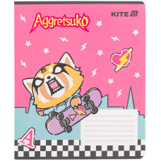 Зошит уч. "Kite" 18арк.# /AR25-236/ софт тач + УФ лак, Aggretsuko (20/400)