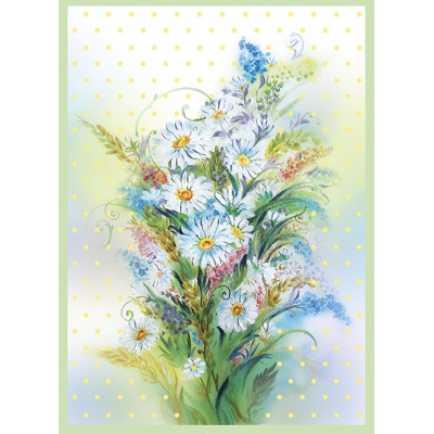 Алмазна мозаїка "Go to art" /189650/ "Ромашки " 30*40см  на підрамнику