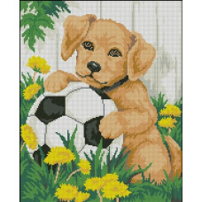 Алмазна мозаїка "Go to art" /188635/ "Football" 21*25 см на картоні 5D