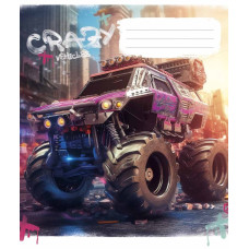 Зошит уч. "Школярик" 48арк.== /3283L/ "Monster trucks" ВД-лак (хлопчик) (10/100)