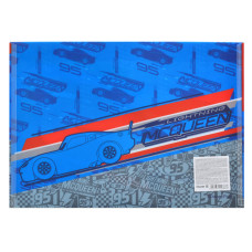 Папка-конверт на кнопці А4 "1В" /491349/ "Cars"  (12/60)