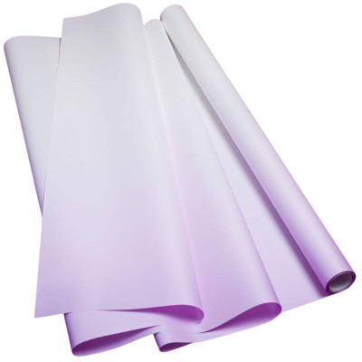 Плівка пакувальна "Unison" /PPG-1/ перламутрова Pastel Diamont silk Gradient 60см*7м, жовто-блакитна