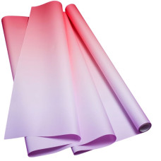 Плівка пакувальна "Unison" /PPG-5/ перламутрова Pastel Diamont silk Gradient 60см*7м, пурпурно рожевий та лаванда