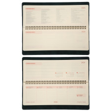 Планінг 34х13см Дат.2026 "Leo Planner" /252678/ "Case", темний смарагд, 128стор. (1/20)