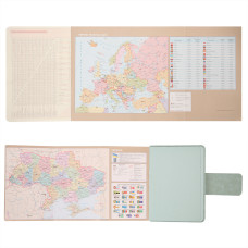 Щоденник А6 недат "Leo Planner" /252710/ "Chiara", твердий, світло-бірюзовий, 320стор. (1/40)