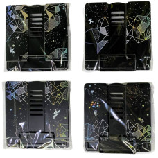 Підставка для книжок металева "JO" /DSCN3082-B/ "Space" 21*19*11см, мікс (1/12/48)