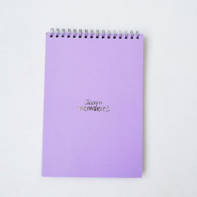 Блокнот A6/64 "4PROFI" /903498/ ## "Title office" violet, зверху спіраль, кол.вн.блок, мат/лам, тиснення 70г.