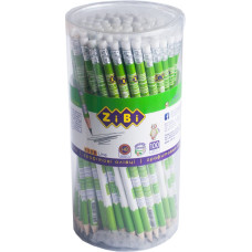 Олівець графітовий "ZiBi" /ZB.2314/ TABLE (Таблиця множення) HB, з гумкою, 100шт./туба (100/2400)