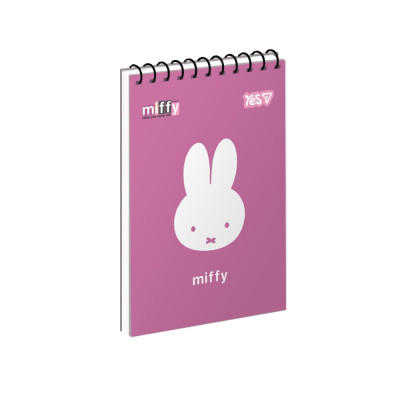 Блокнот А7/80 спіраль "YES" /152348/ "Miffy" (1/336)
