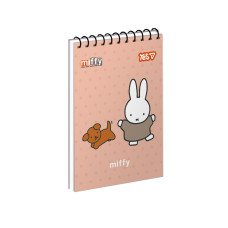Блокнот А7/80 спіраль "YES" /152511/ "Miffy: Sweet Friend" (1/336)