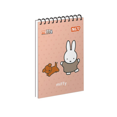 Блокнот А7/80 спіраль "YES" /152511/ "Miffy: Sweet Friend" (1/336)