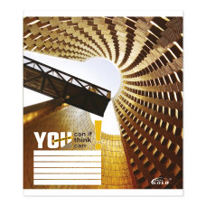 Зошит уч. "Gold Brisk" 96арк.== /ТВ-45/ №3542 Сучасна архiтектура, 60г/м2, УФ-лак (10/120)