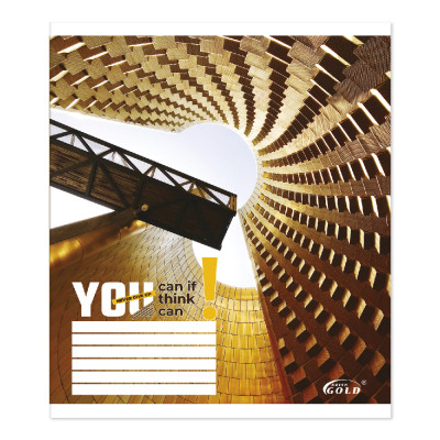 Зошит уч. "Gold Brisk" 96арк.== /ТВ-45/ №3542 Сучасна архiтектура, 60г/м2, УФ-лак (10/120)