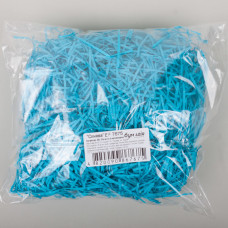 Екофілер (паперова стружка, наповнювач для коробок) 50гр. /EF 7675/ Синява (1/30)