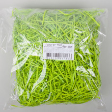 Екофілер (паперова стружка, наповнювач для коробок) 50гр. /EF 7866/ Лайм (1/30)