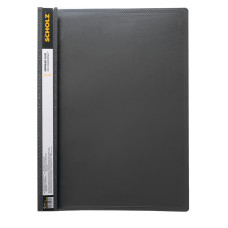 Папка-швидкозшивач А4 "SCHOLZ 5236" прозр. верх. (1/20/120)