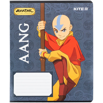 Зошит уч. "Kite" 18арк.# /AV24-236/ гібр. лак + УФ лак, Avatar: The Last Airbender (20/400)